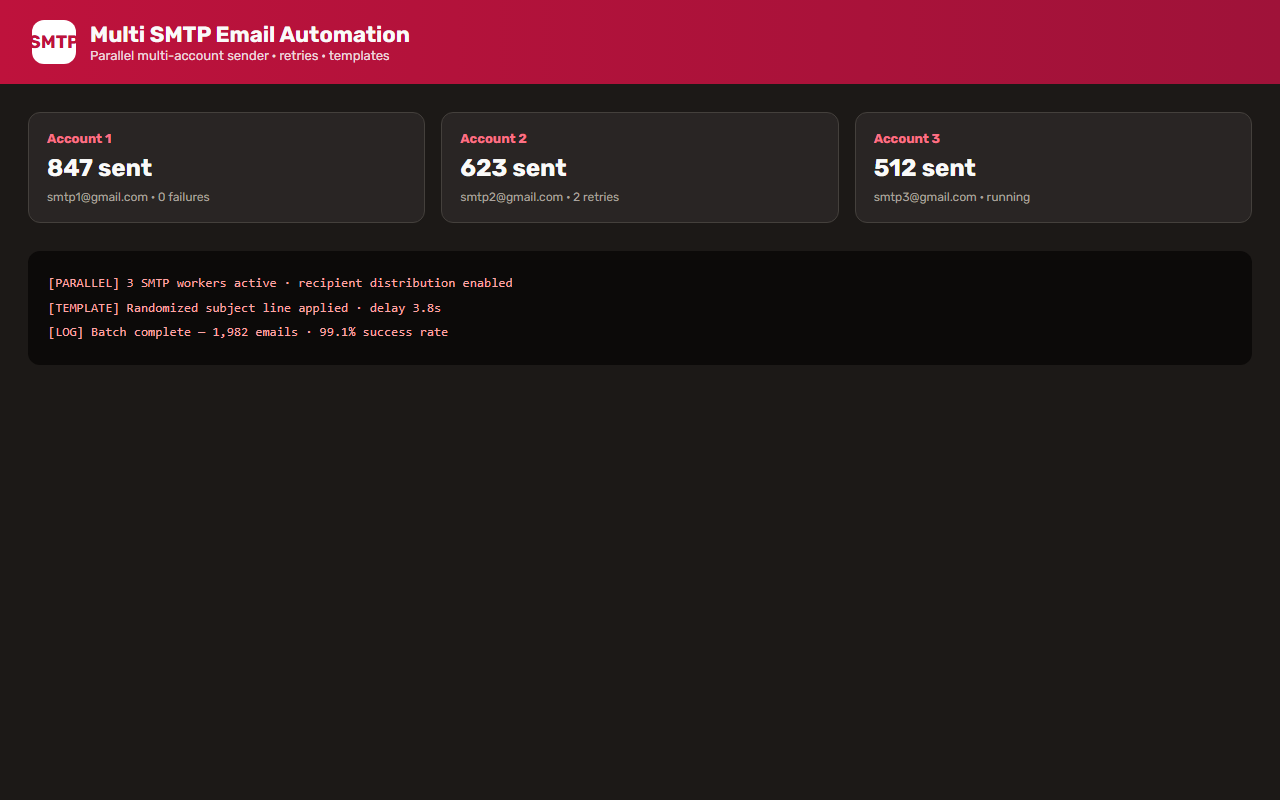 Auto Email Sender screenshot 1