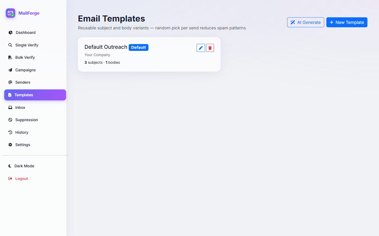 Mailforge screenshot 3
